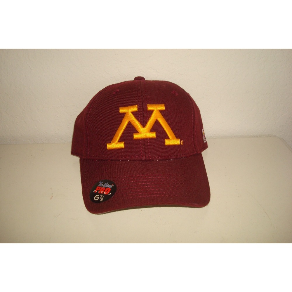 MINNESOTA GOPHERS THE GAME FITTED 6 7/8 DEADSTOCK HAT CAP VINTAGE A1